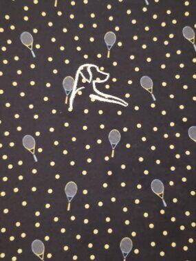 Rhoback Men's XL Performance Polo Navy Tennis Rackets & Balls